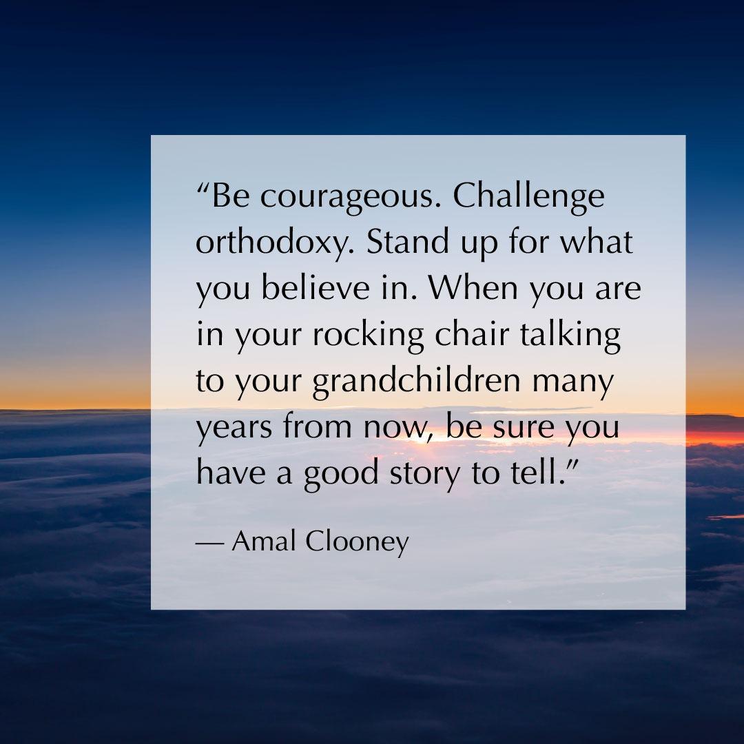 Be Courageous